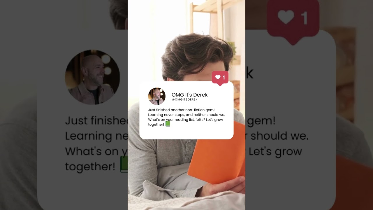 Conquering Non-fiction Gems! Join Derek's Endless Learning Journey!🎮🌍💡