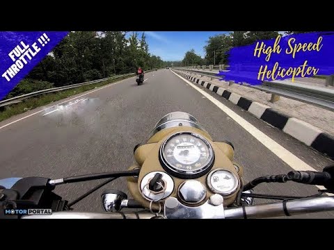 Royal Enfield Classic 500 Pure sound | Classic 500 chasing RS200 and R3 | Classic 500 top speed 160?