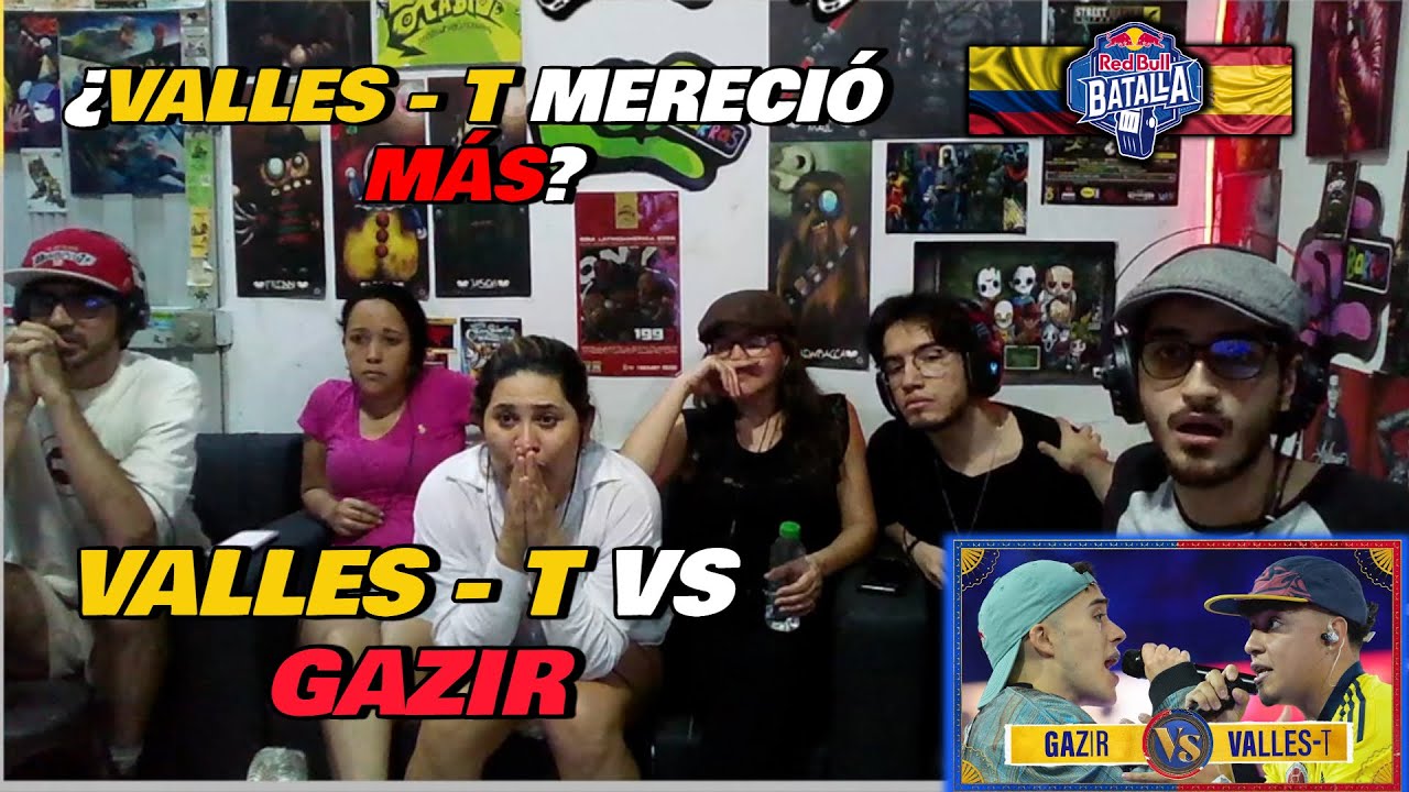 🔴COLOMBIANOS REACCIONAN a VALLES T vs GAZIR - ¿MERECIÓ MÁS VALLES-T? [RED BULL INTERNACIONAL 2024]