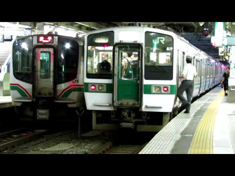 【すずめ踊り！】719系 白石行きが仙台を発車！