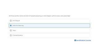 API Privacy Sandbox Chrome dan Android manakah yang bertujuan untuk mengukur performa tanpa cookie p