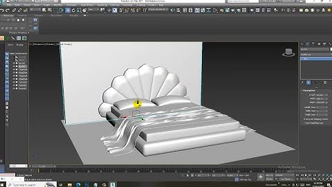 3DsMax Tutorials, Learn 3D Modeling a Stylish Bed with Back from Scratch in 3dsmax.