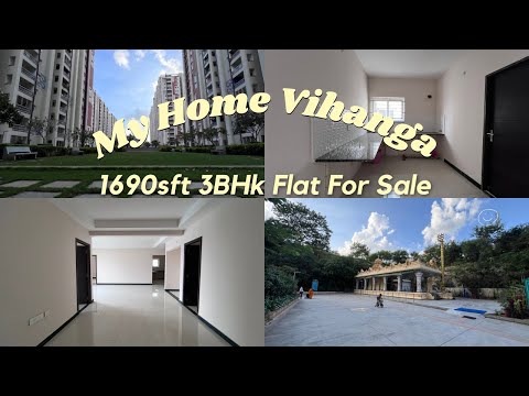My Home Vihanga | 1690sft 3BHK Flat For Sale | Gachibowli | Financial District | Property management