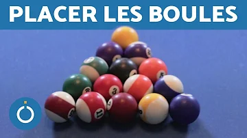 Comment placer les boules de billard américain ?