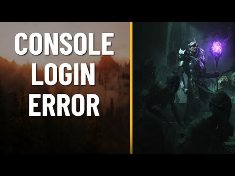 Console Login Error Not Fixed Yet? | Elder Scrolls Online