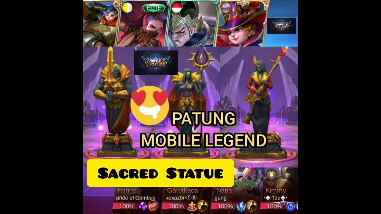 Cara Menggunakan Sacred Statue Patung Mobile Legend Youtube