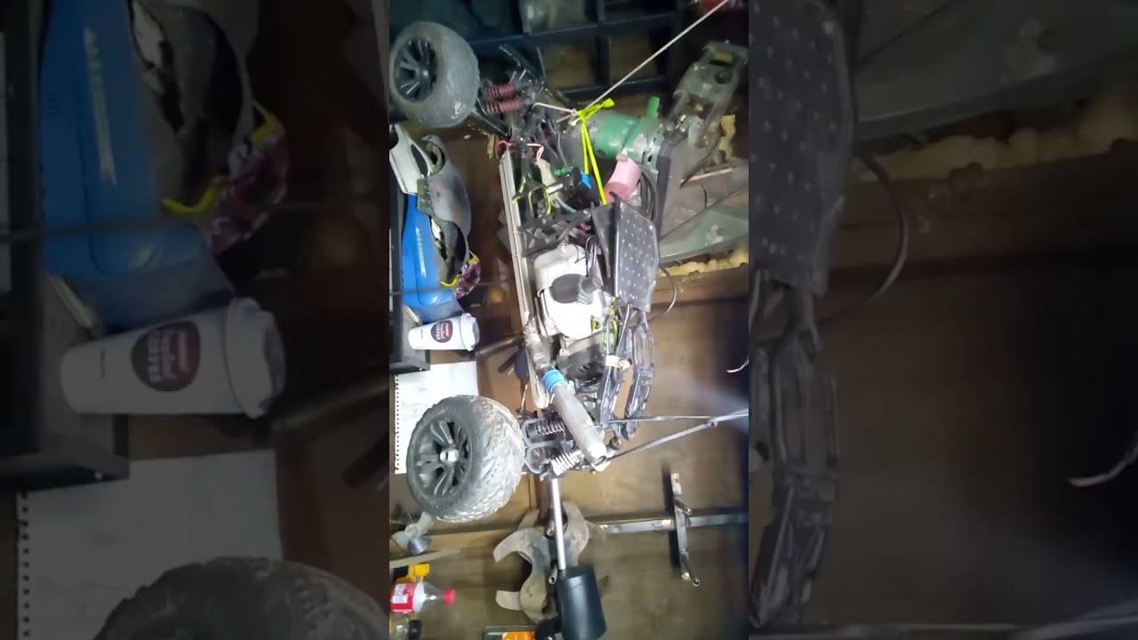 this is a special build RC with a 49cc scooter engine