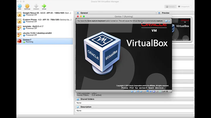 how to install a iso file on Virtualbox