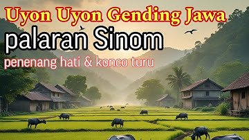 Uyon Uyon  Gending Jawa Pengantar Tidur  Gending klasik Palaran sinom #suasanadesa #gendingjawa