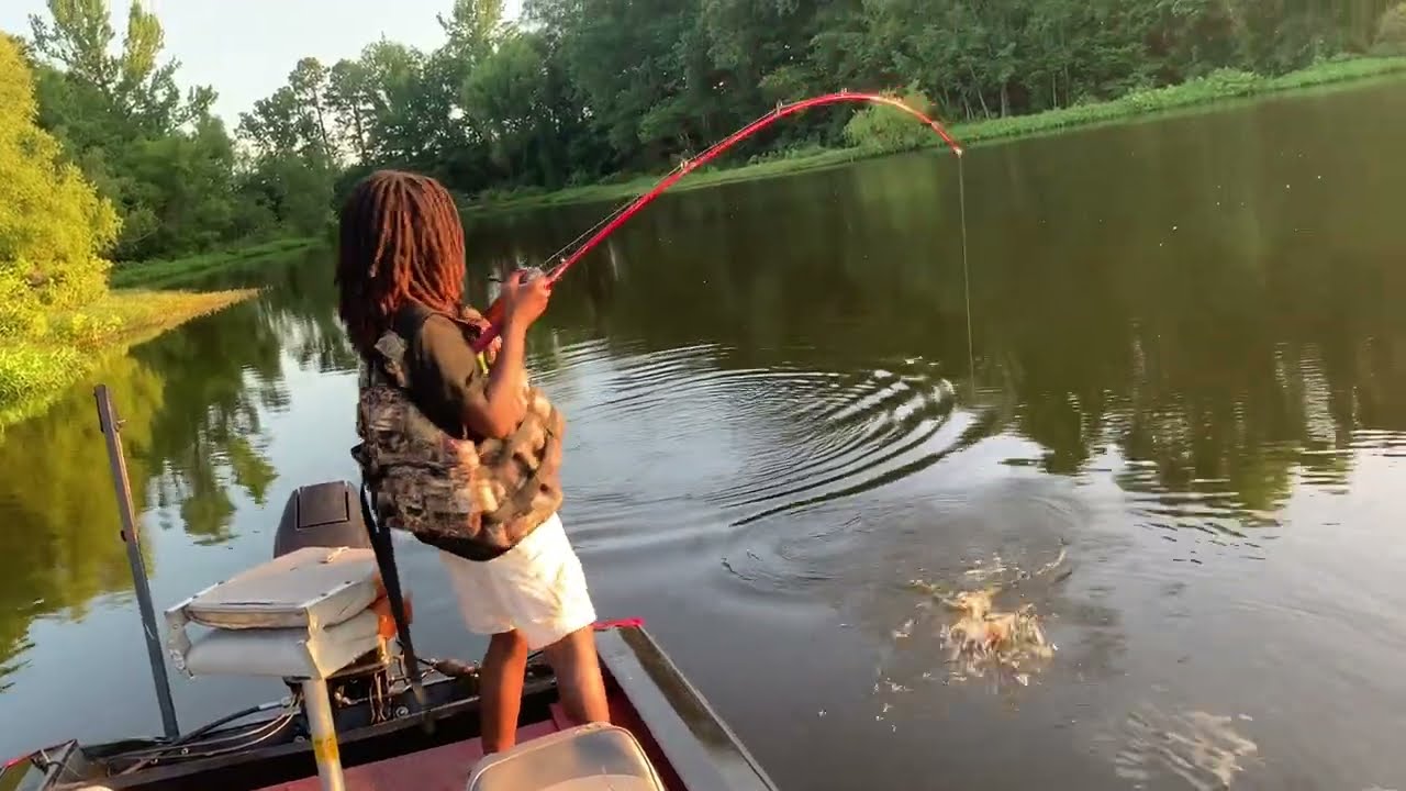Bass Fishing At Our Local Lake
