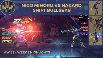 Nico Minoru vs Hazard Shift Bullseye - Alliance War Season 59 Week 1 Highlights