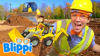 bulldozer roll blippi songs educational songs kids