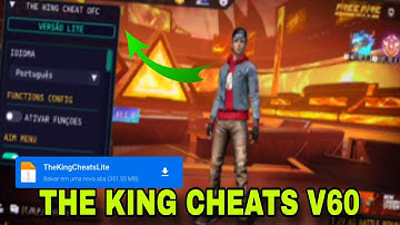 ATUALIZAÇÃO! MOD MENU THE KING CHEATS V60 FREE FIRE HACK 2025