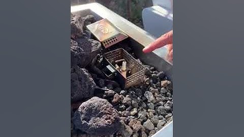 Push Button Start Firepit lighting instructions