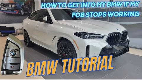 How to get into BMW with Dead key fob - BMW Genius Macon Tutorial