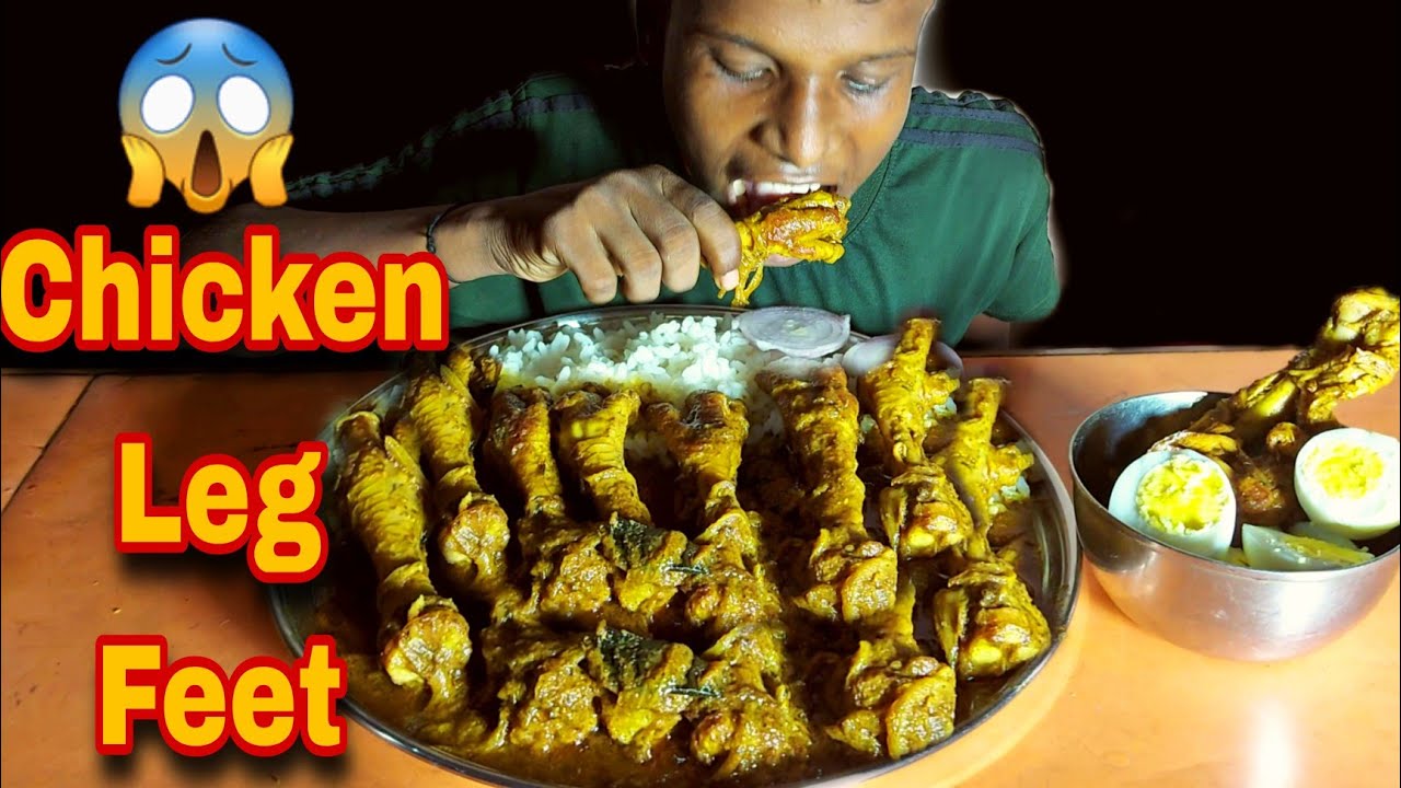 Spicy Chicken Leg Feet Eating Video Chiken Leg Piece Eating Challenge foodchallenge 