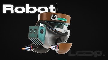 Screw Head Robot -  LOOPING Animation | 3D Character