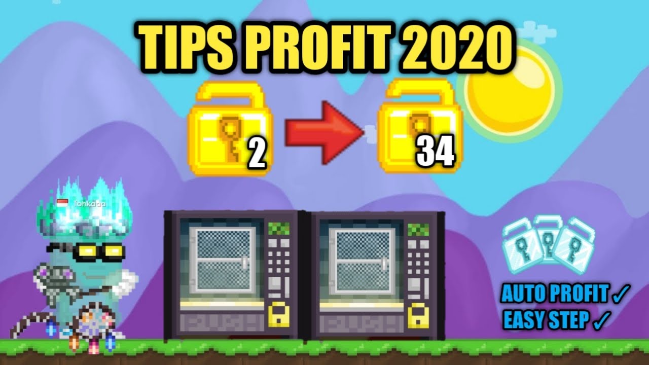CARA MUDAH PROFIT DENGAN MODAL 2WL | PROFIT TERBAIK 2020 - GROWTOPIA INDONESIA