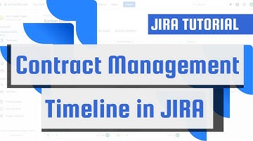 Contract Management in JIRA - Timeline dates