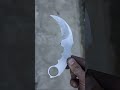 Making Steel Karambit out of Spring