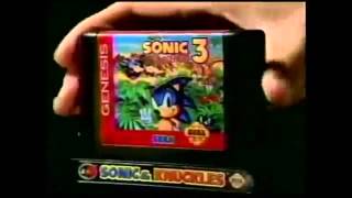 Sonic \& Knuckles (Sega Genesis \/ Mega Drive) - Retro Video Game Commercial \/ Ad