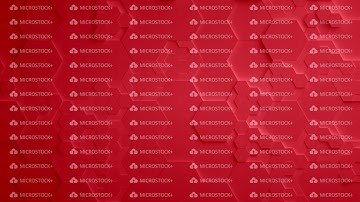Red Abstract Hexagon Geometric Surface Seamless Loop 4K UHD