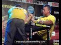 Sergiy tokarev vs john brzenk  right 95 kg  nemiroff 2010  world of armwrestlingcom