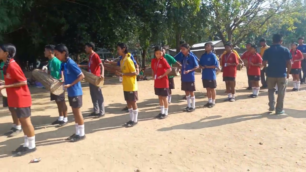 Wangala dance practice for silver Jubilee 
