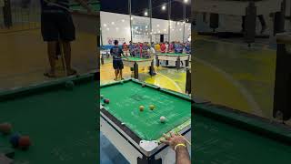 Juninho reagiu pra cima de mão de onça #sinuca #sinucatododia