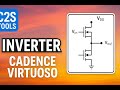 C2S Tools Cadence Installation&amp;Inverter Design|VLSI Tutorial CMOS Inverter Design in Cadence Virtuso