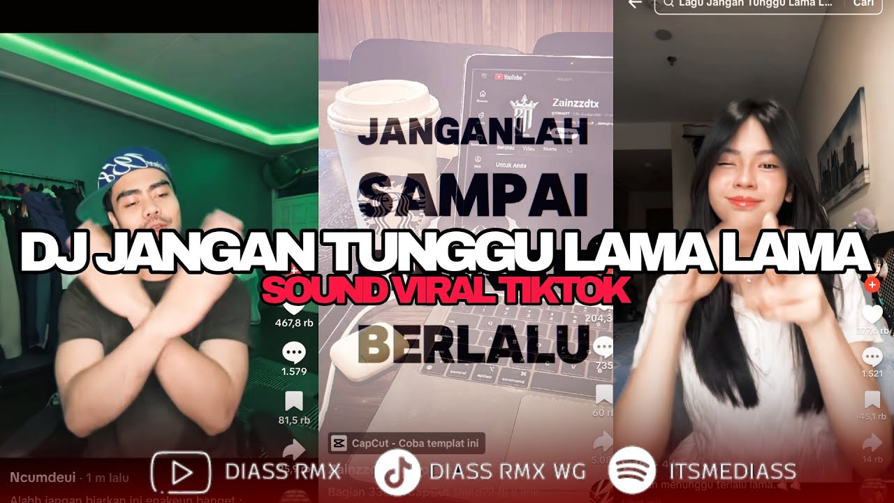 DJ JANGAN TUNGGU LAMA LAMA SOUND FYP TIKTOK STYLE ENAFF (BOOTLEG) | DIASS WG
