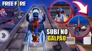 COLOQUEI O CARRO EM CIMA DO CLUBE DE TIRO NA ILHA DE TREINAMENTO DO FREE FIRE
