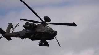 2x Apaches at IWM Duxford VE Day Anniversary Airshow