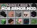 Minecraft MOB ARMOR MOD / FIGHT AND SURVIVE THE MOBS AND WIN THEIR ARMOR!! Minecraft