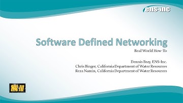 ET2016 Session 1: Software Defined Networking Part 1 - ENS/Brocade