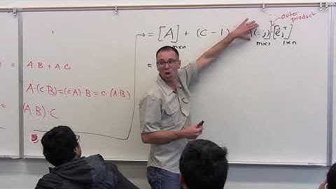 Applied Linear Algebra, Lesson 11, Video 10: Algebra of Right Multiplication by Dilation matrix