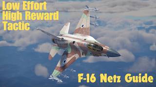 The F-16 Netz is Broken with this Tactic... F-16 Netz Guide - War Thunder