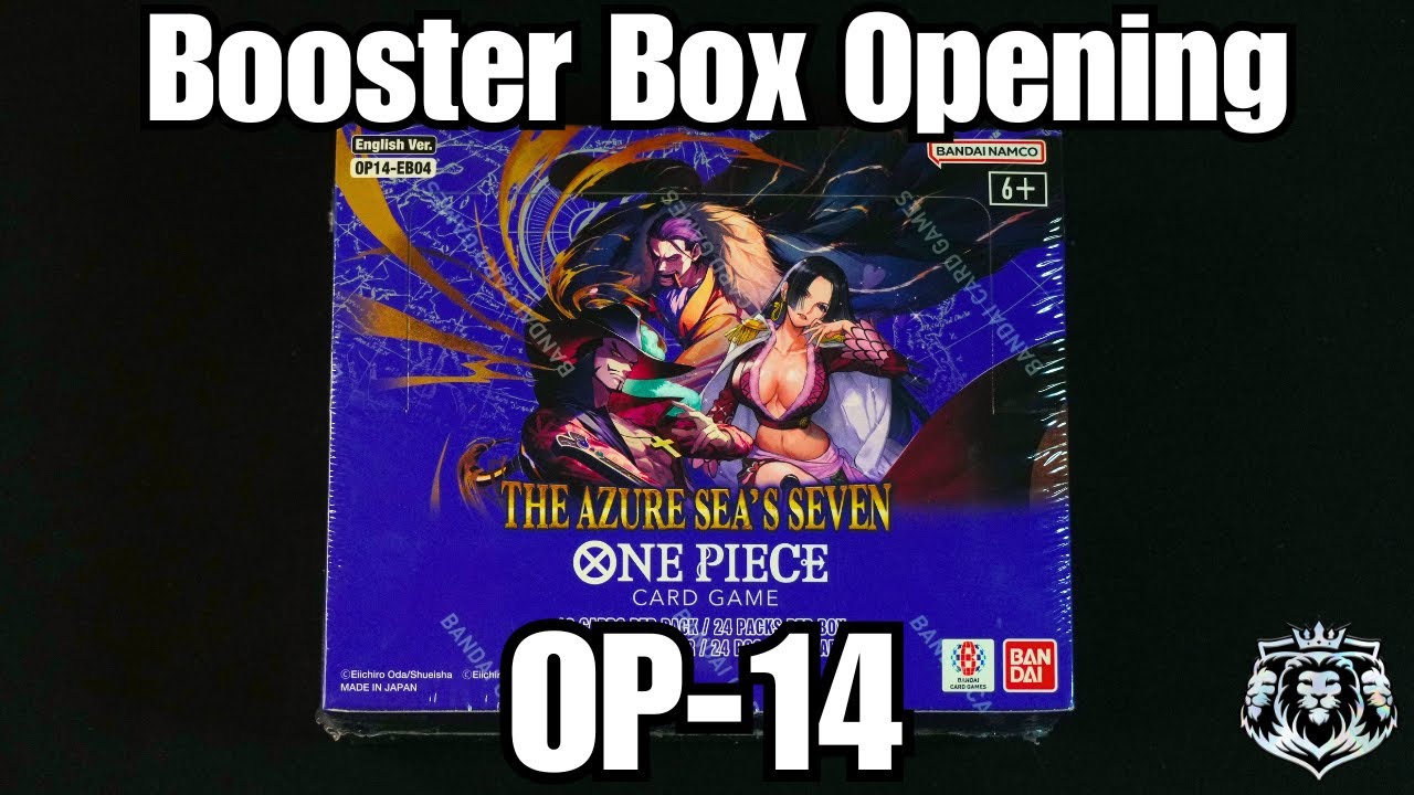 Opening an The Azure Sea's Seven (OP-14) One Piece Booster Box! *NEW SET*