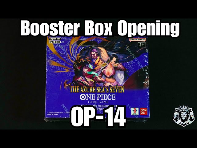 Opening an The Azure Sea's Seven (OP-14) One Piece Booster Box!