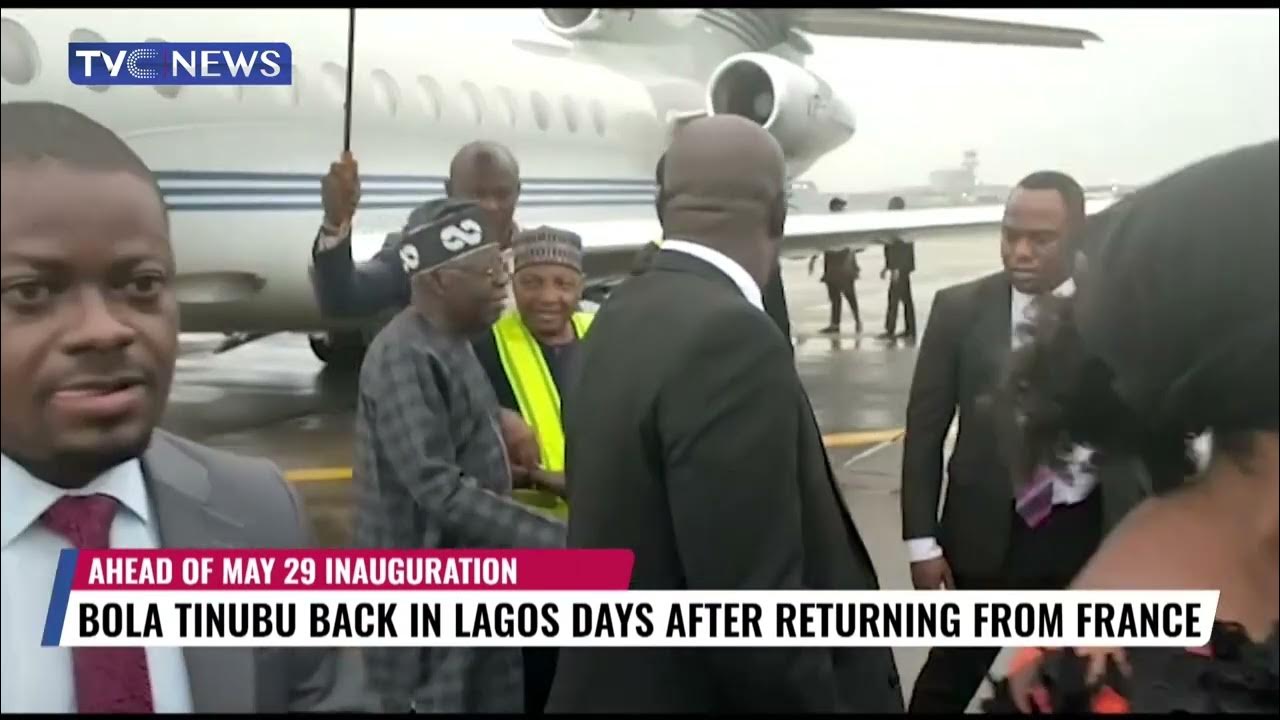 Bola Tinubu Back In Lagos Days After Returning From France