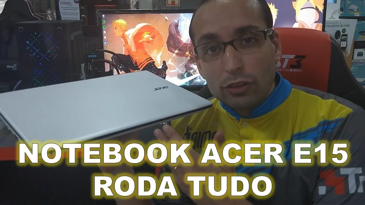 Notebook Acer E5 553g AMD A10 || Rodando CSGO e ROBLOX (Unboxing \u0026 Review)