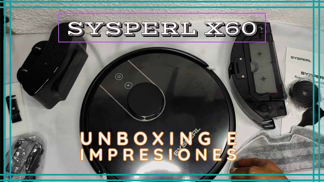 🧹 Aspiradora inteligente SYSPERL X60 🧐 Análisis en español 🇪🇨 