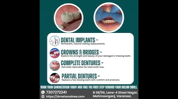🦷 Restore Your Smile with Expert Tooth Replacement Options! ✨