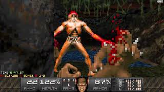 Doom 2 - The Quiet Pelagian (Map 5: Gunboat Diplomat): UV-Max Blind (WAD Author: purple)