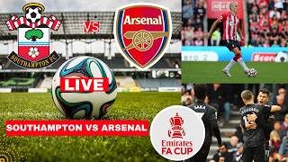 Southampton vs Arsenal 2-1 Live FA Cup Football Match Score Commentary Highlights Gunners FC 2026