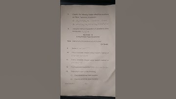 Differential equation Msc 2 sem 2023-24 ssju university / kumaoun university