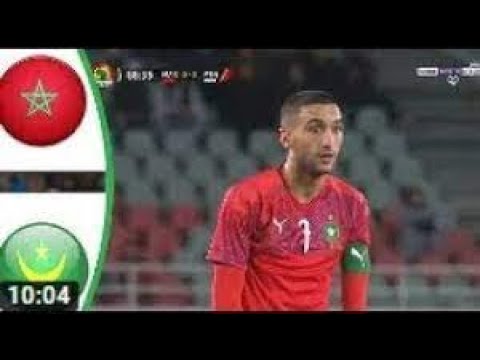 ملخص مباراة المغرب وموريطانيا تصفيات كاس امم افريقيا 2021