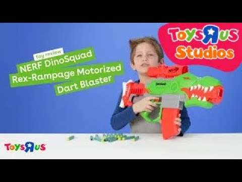 Toy Review: Nerf DinoSquad Rex-Rampage Motorized Dart Blaster