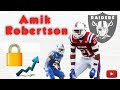 Film Study: Raiders Amik Robertson Has All Pro Potential || Slot CB