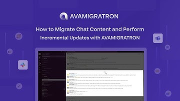 ow to perform #incrementalmigration from Slack to Teams with #AVAMIGRATRON